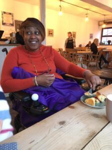 Sharron and cake! 