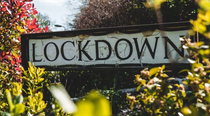 roadsign saying lockdown