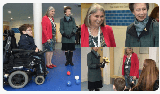 The Princess Royal. HRH in Chamwell