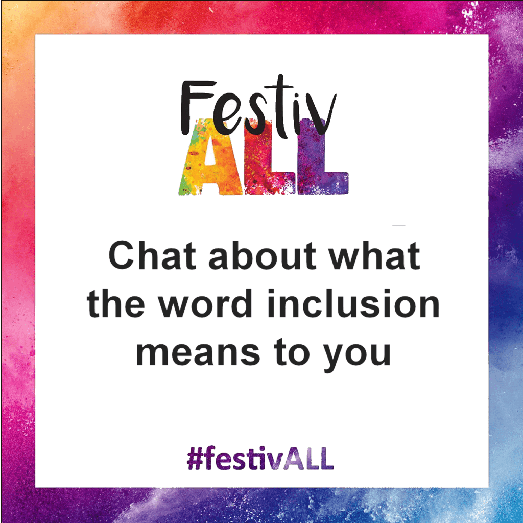 chat about what inclusion means to you